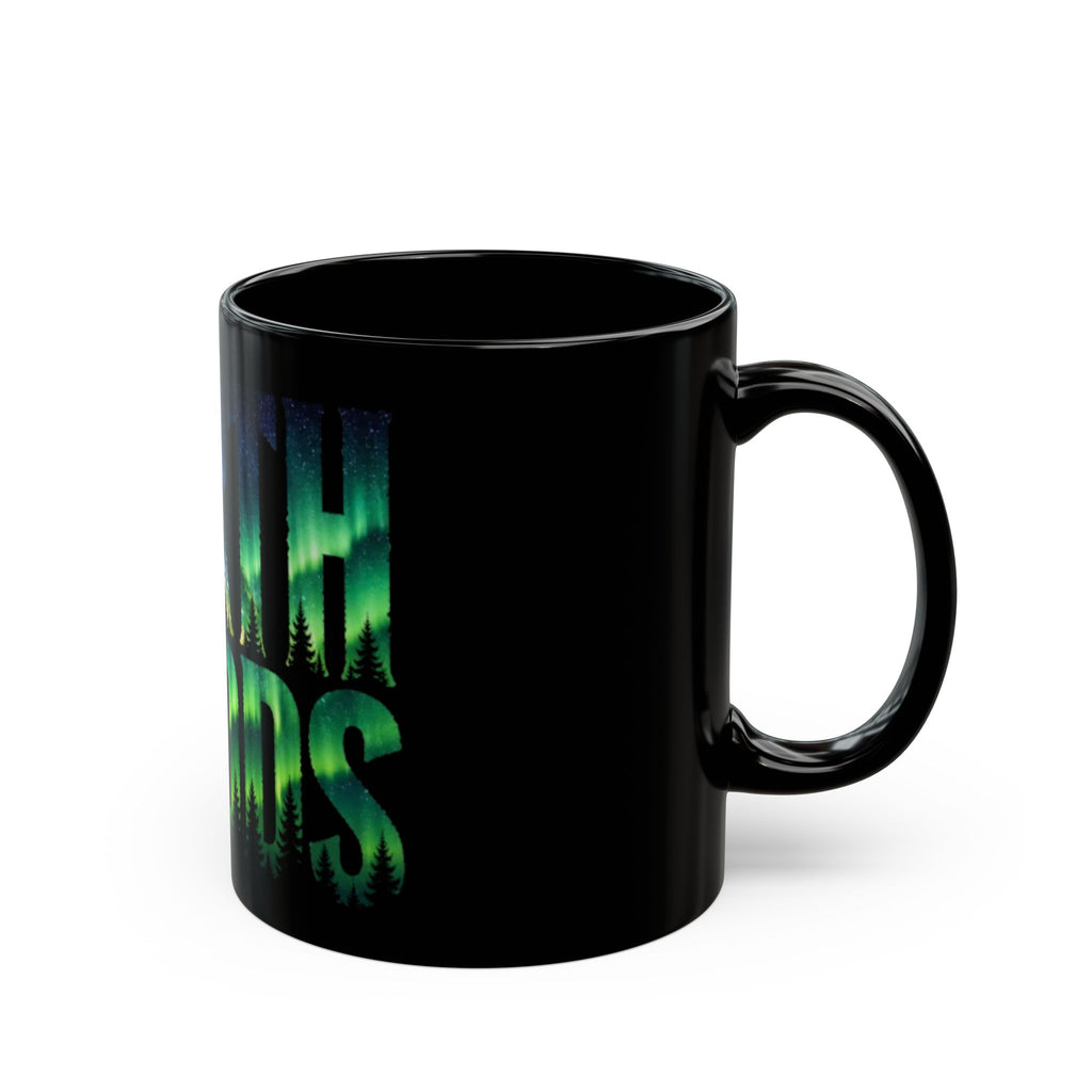 Northwoods Aurora | Black Mug (11oz & 15oz)