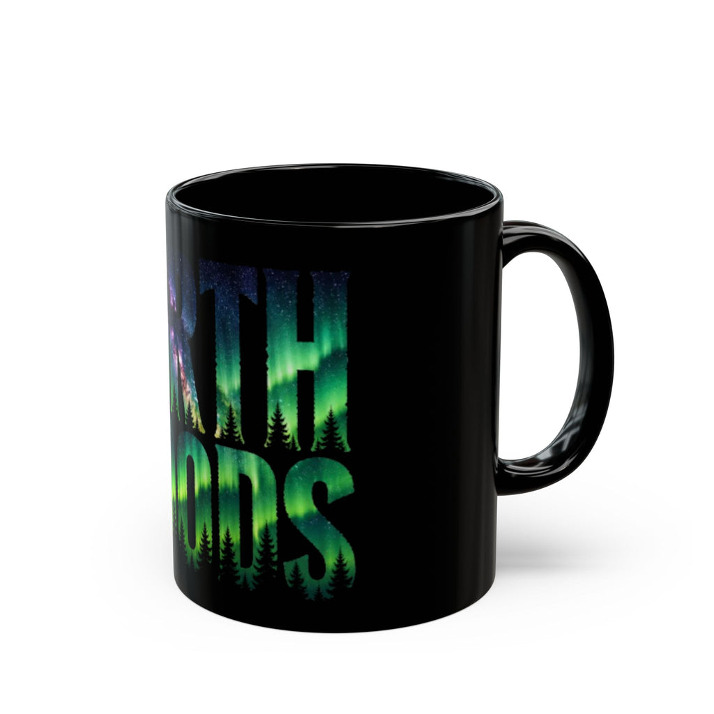 Northwoods Aurora | Black Mug (11oz & 15oz)
