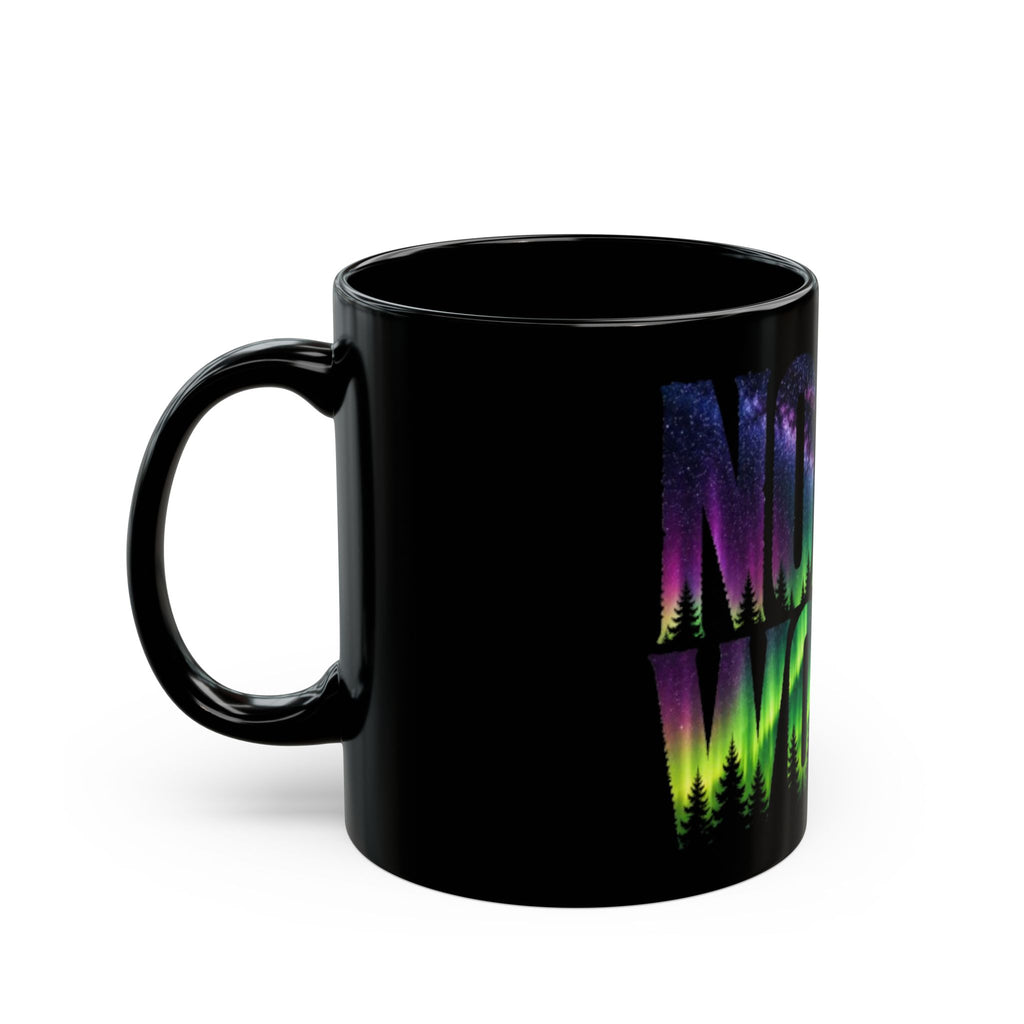 Northwoods Aurora | Black Mug (11oz & 15oz)
