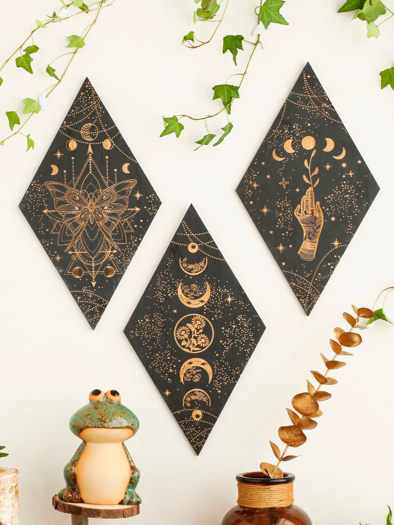 Moon Phase | Wooden Wall Hanging