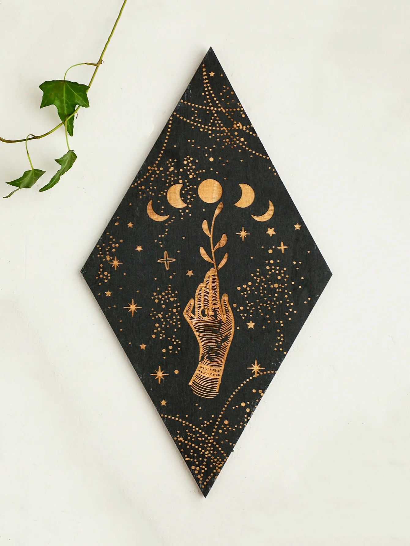 Moon Phase | Wooden Wall Hanging