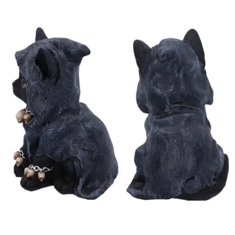Guardian Witch Cat Figurine