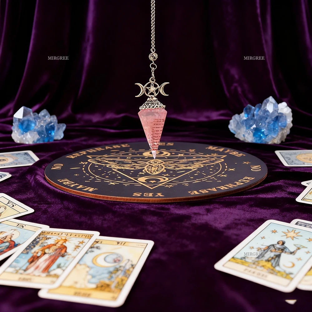 Crystal Pendulum & Divination Board Set