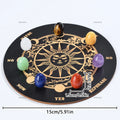 Crystal Divination Board & Chakra Stone Set