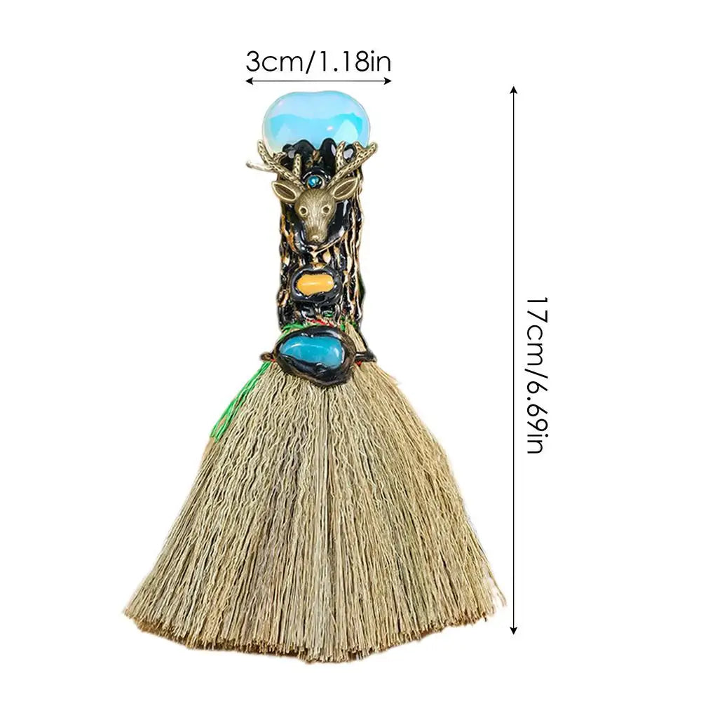 Crystal Besom Altar Broom