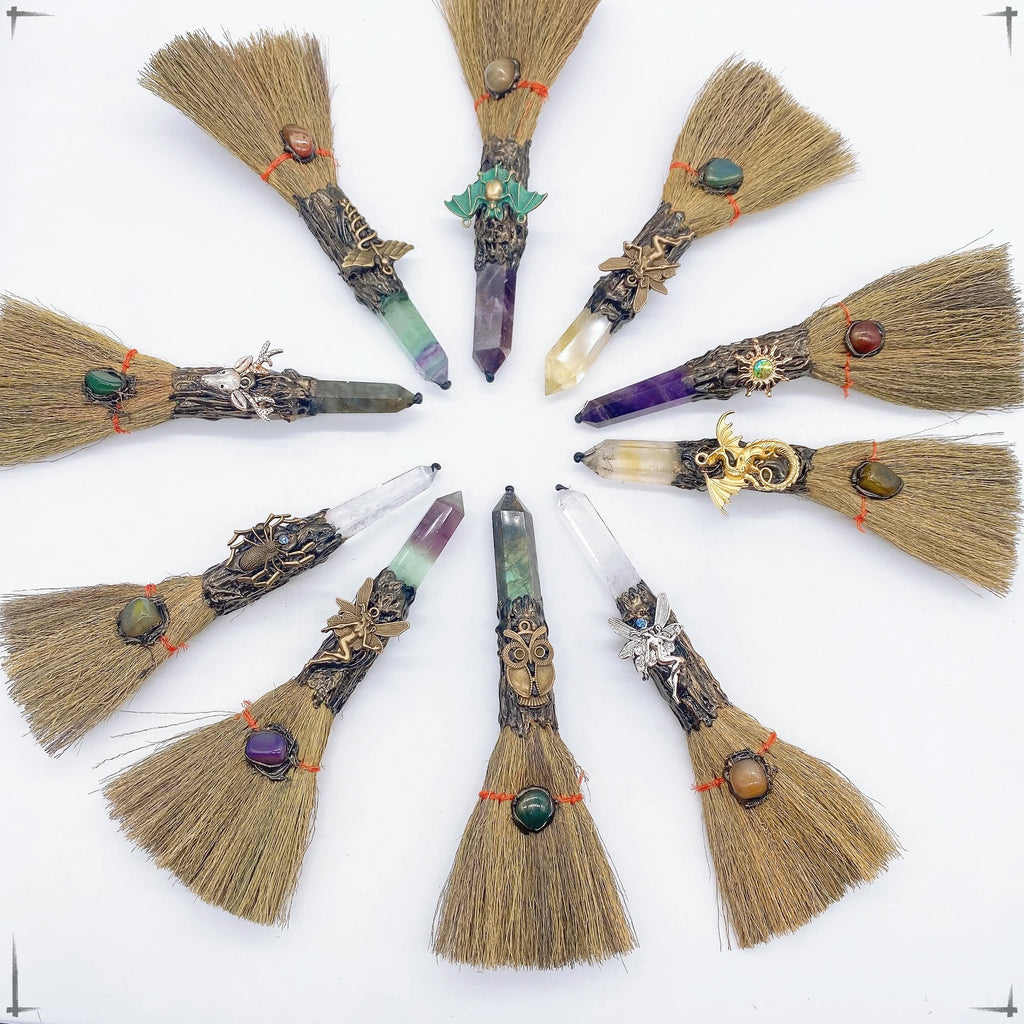Crystal Point Altar Broom