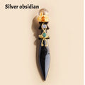 Hand-Carved Crystal Athame