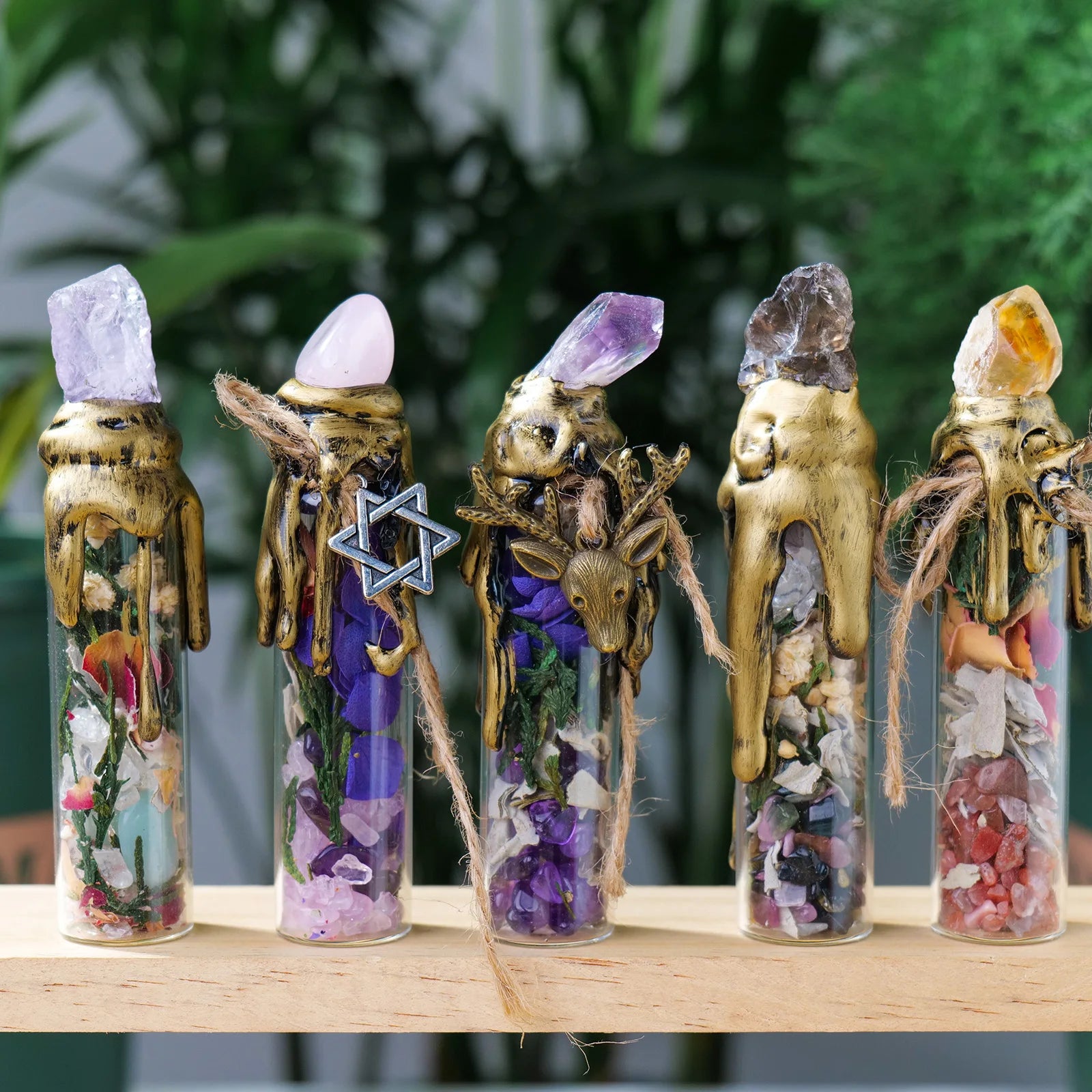 Crystal Wishing Bottles