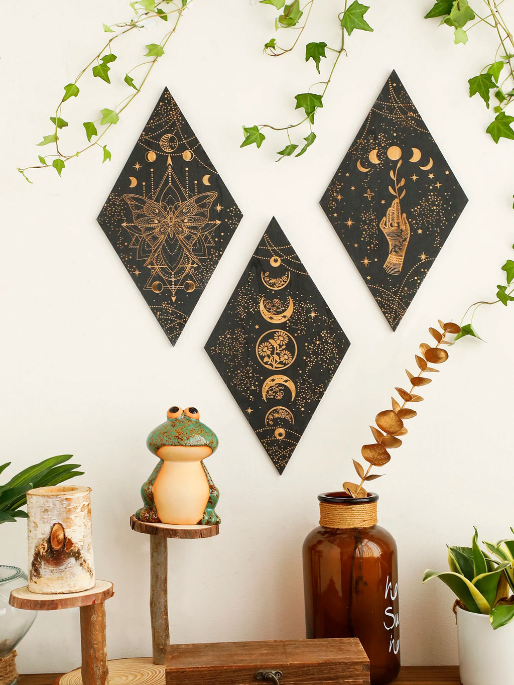 Moon Phase | Wooden Wall Hanging