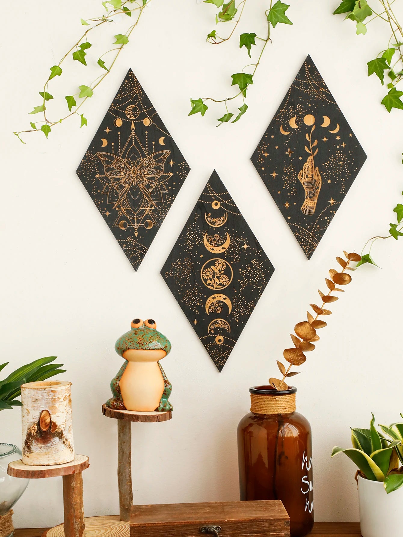 Moon Phase | Wooden Wall Hanging