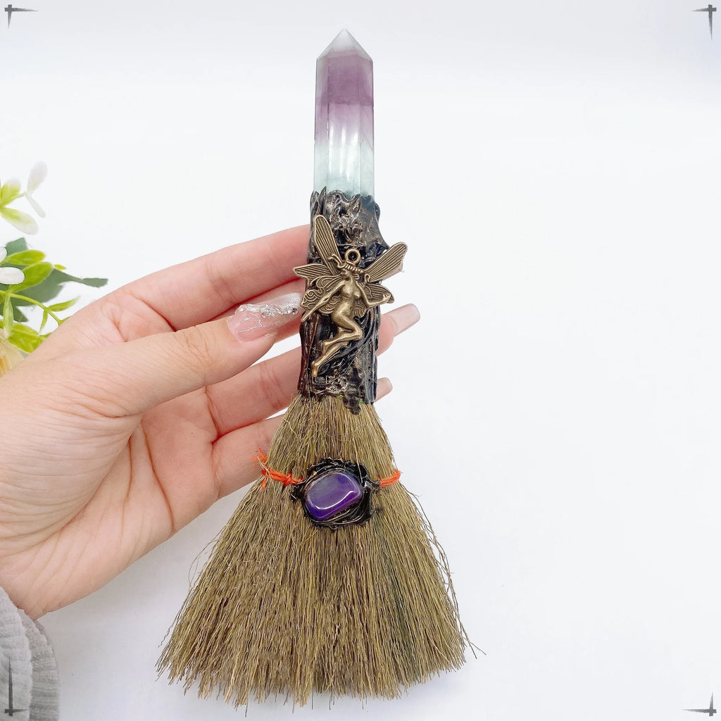 Crystal Point Altar Broom