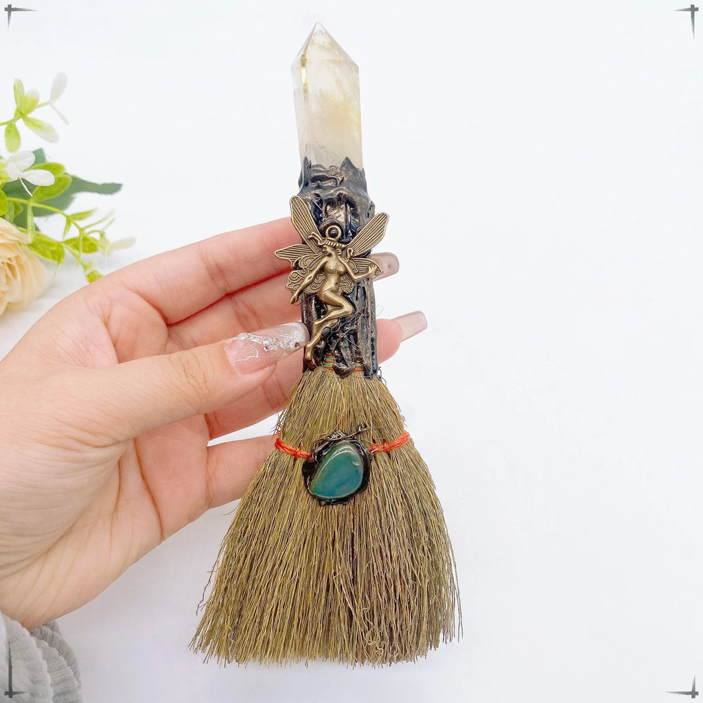 Crystal Point Altar Broom