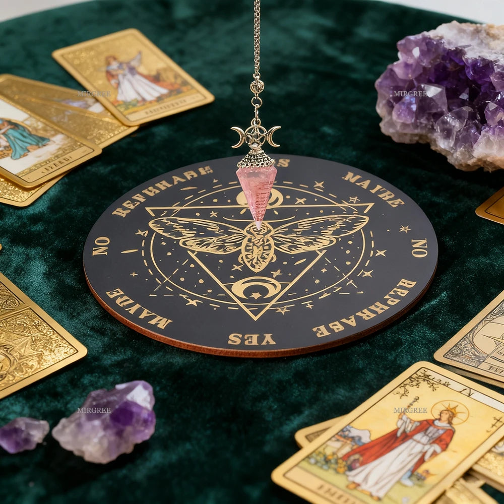 Crystal Pendulum & Divination Board Set